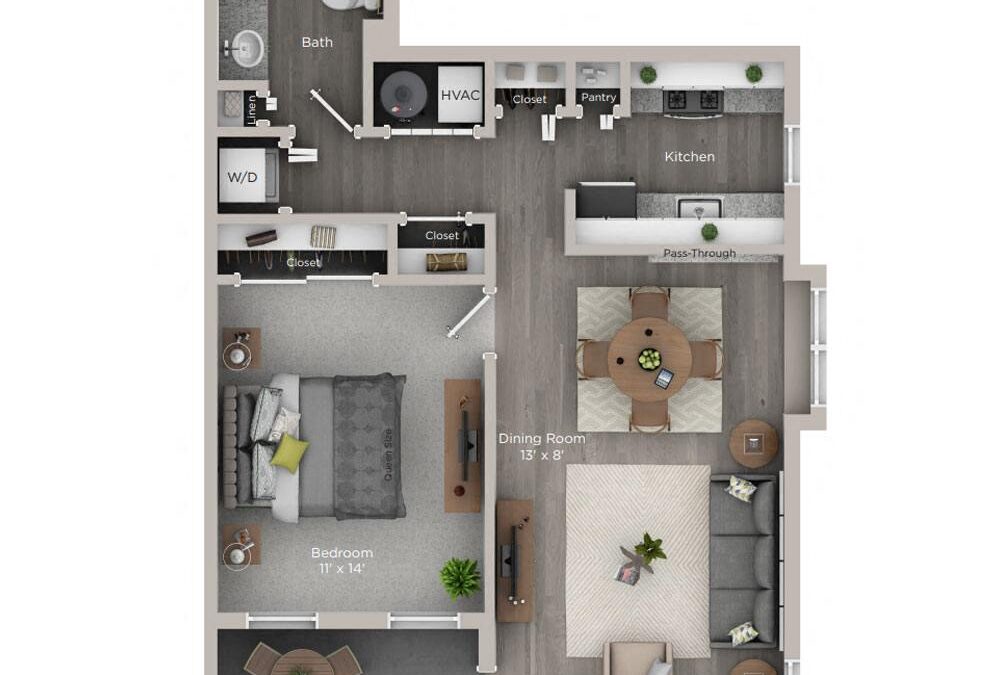 A 1 Bedroom Apartment