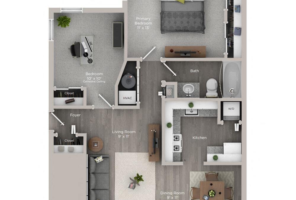 A3 1 Bedroom Apartment